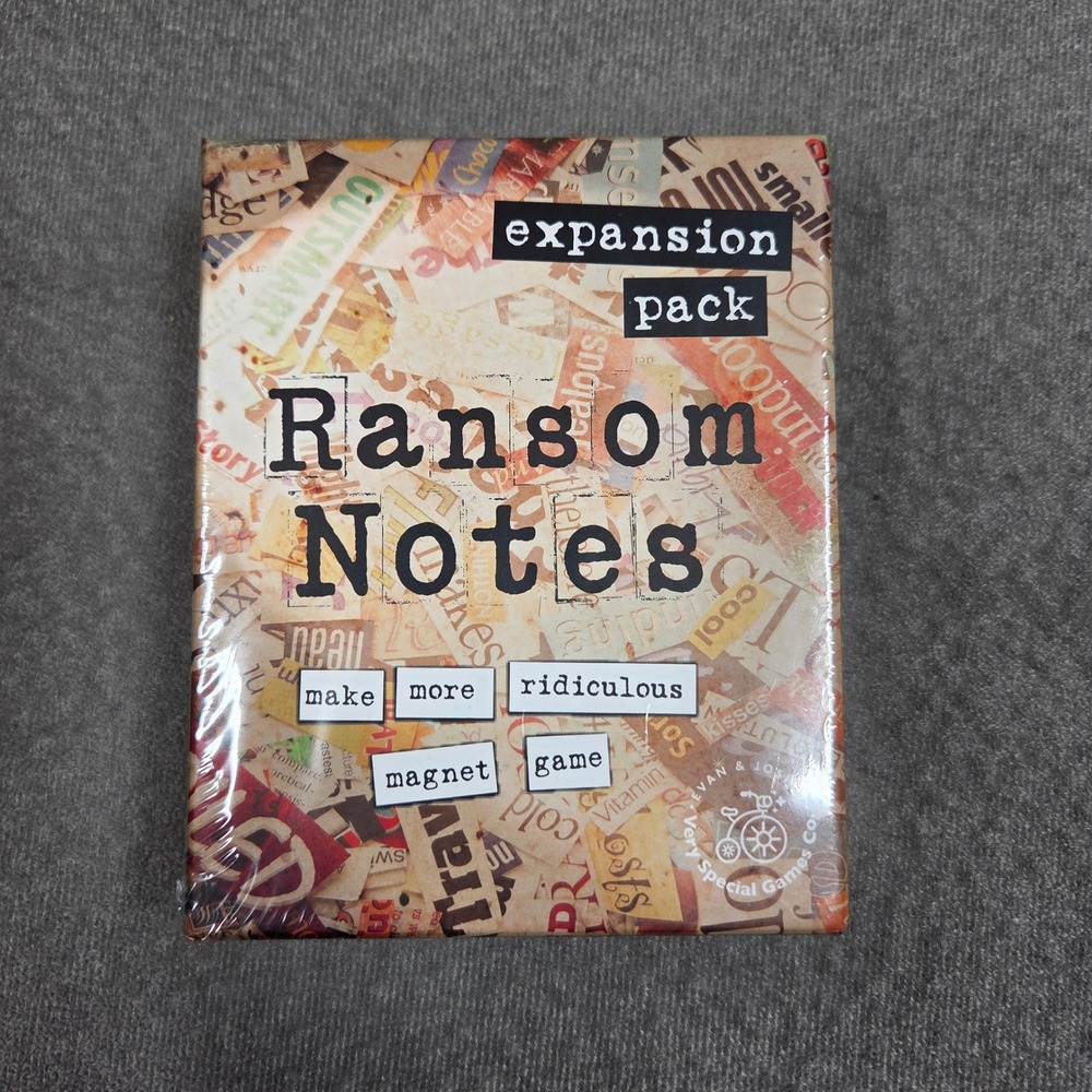 Very Special Games Ransom Notes Expansion Pack Party Game New Sealed 17+